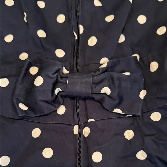 Kate Spade Kids Dress in Navy with White Dots - Picture 5 of 8